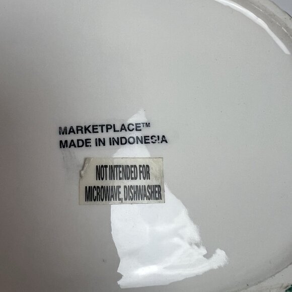 Christmas Village Ceramic Christmas Stocking Cookie Jar Original Box - Picture 7 of 9